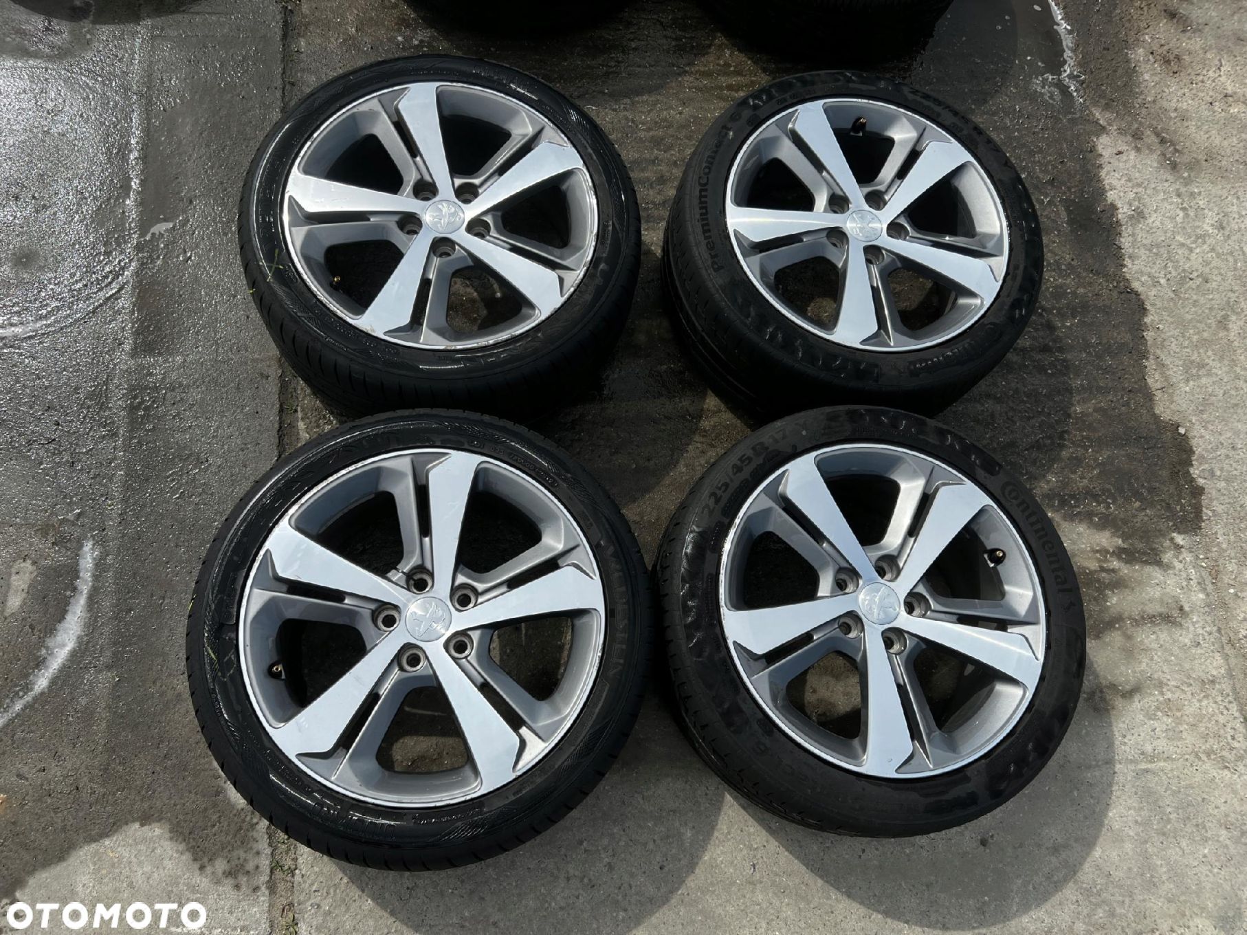 KOŁA FELGI OPONY LETNIE PEUGEOT 308 II T9 GT LINE 225/45 R17 - 1