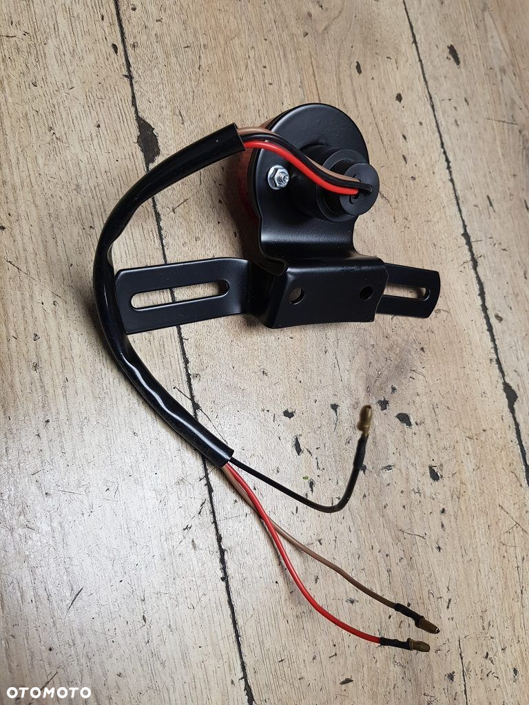 Lampa tył uchwyt tablicy Harley Cafe Racer Bobber Chopper Drag - 12