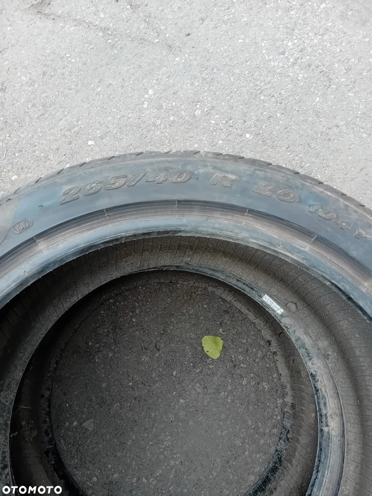 Opona Pirelli P Zero 265/40R20 używana lato - 4