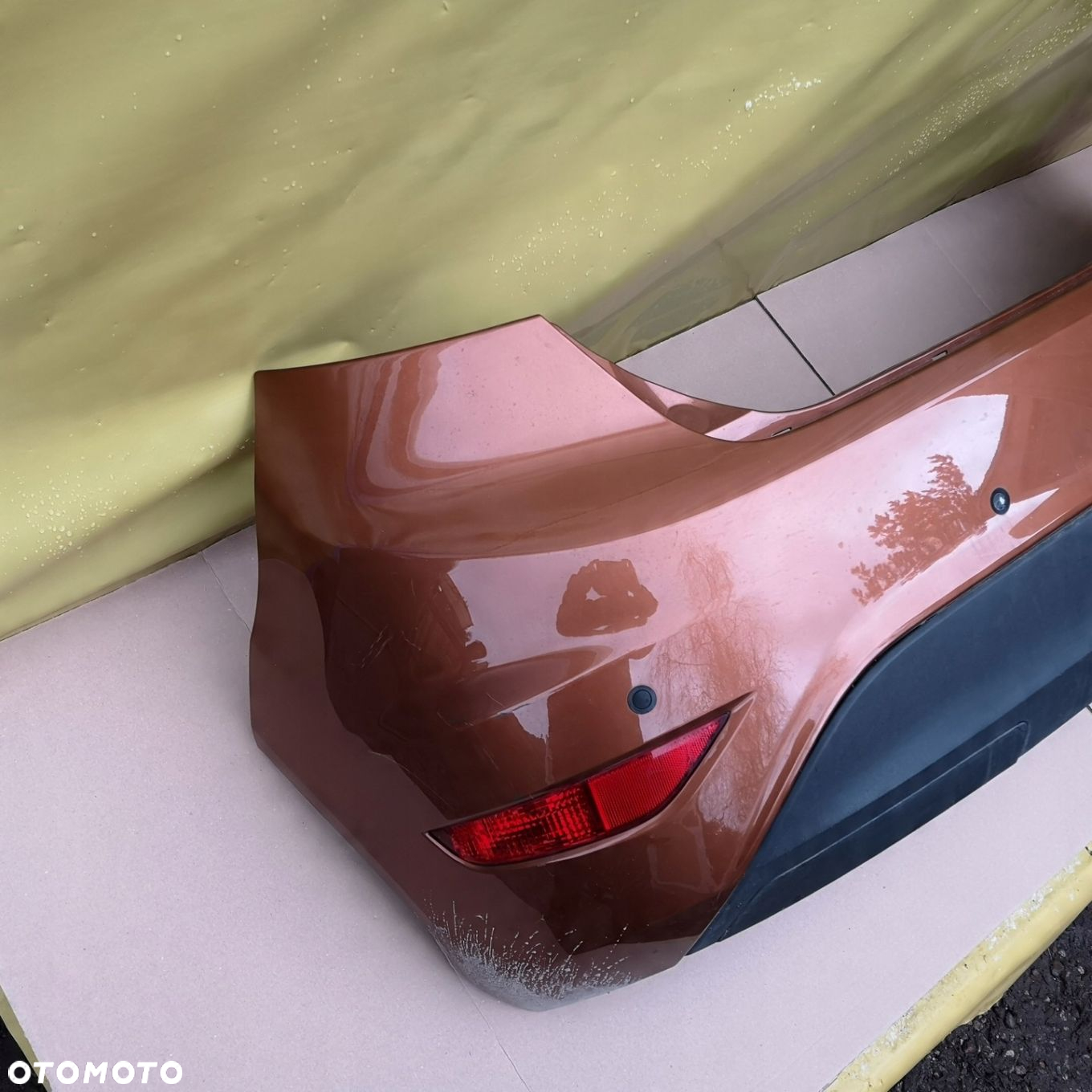 FORD FIESTA MK7 LIFT 13-17 ZDERZAK TYLNY KOMPLETNY KOLOR PC - 2