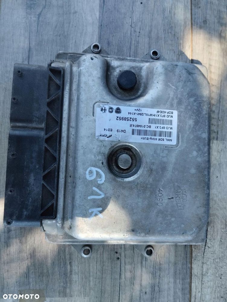 komputer sterownik ecu fiat 500l 1,3 m-jet euro 5 85hp 55258952 mjd8f3.x1 - 1
