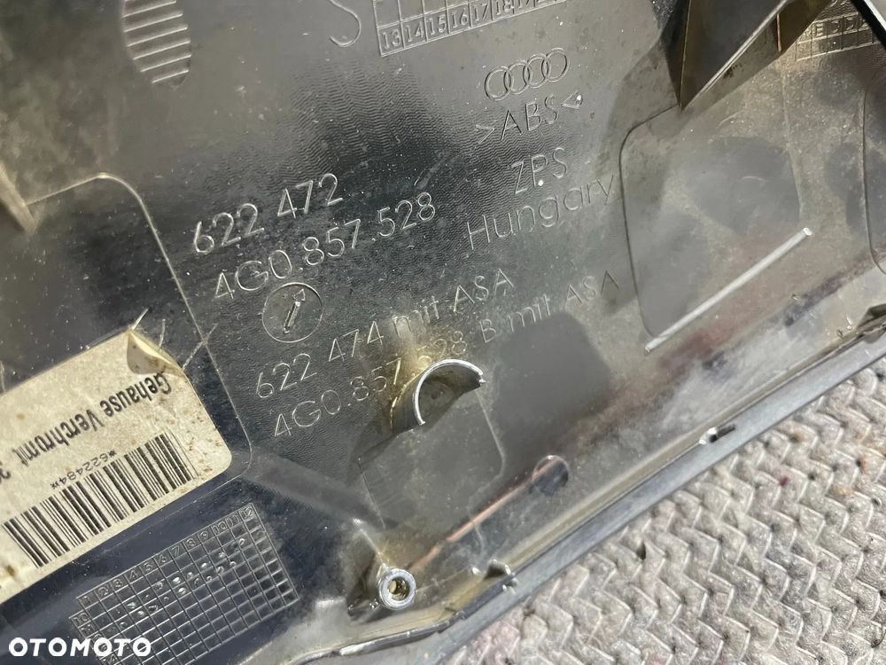 Audi A6 S6 C7 obudowa lusterka chrom alu prawa asystent - 3