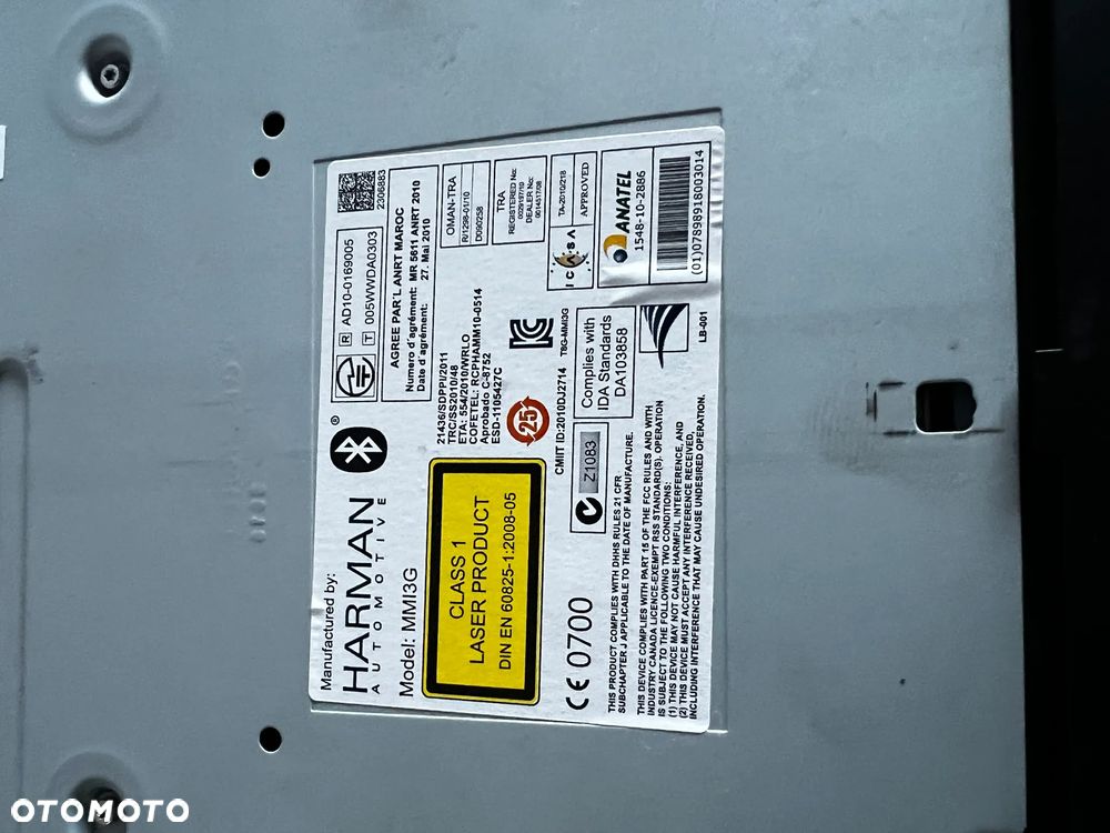AUDI A4 B8 A5 A6 RADIO CZYTNIK NAWIGACJI KART SD MMI 8R2035666K - 3