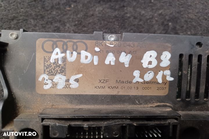 Comanda clima 8K1820043AG 8K1820043AG Audi A4 B8/8K [facelift] [2011 - 4