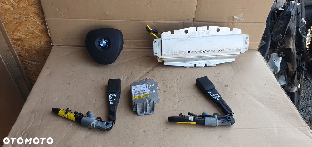 Poduszki pasy AIRBAG sensor zestaw naprawczy Oryginał BMW X5 E70 - 6