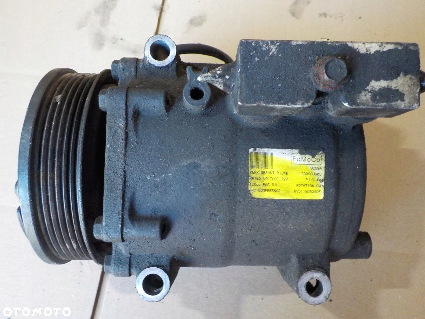 FORD FIESTA MK6 SPRĘŻARKA KLIMATYZACJI 8V51-19D629-DF - 1