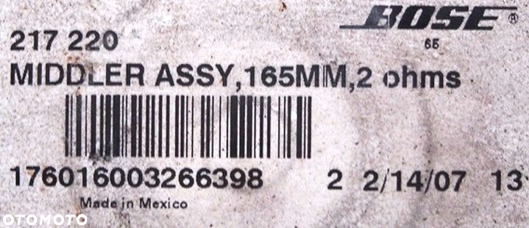 GŁOŚNIK GŁOŚNIKI 2szt. ALFA ROMEO 147 / GT BOSE 46745350 - 5