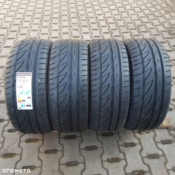 4x 225/45R17 Bridgestone Potenza RE002 Nowy komplet opon letnich Poznań - 1