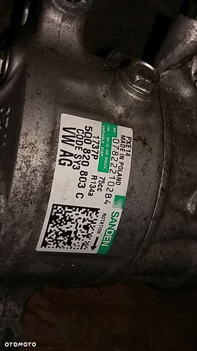 SPREZARKA KLIMATYZACJI VW AUDI SKODA 5Q0820803C