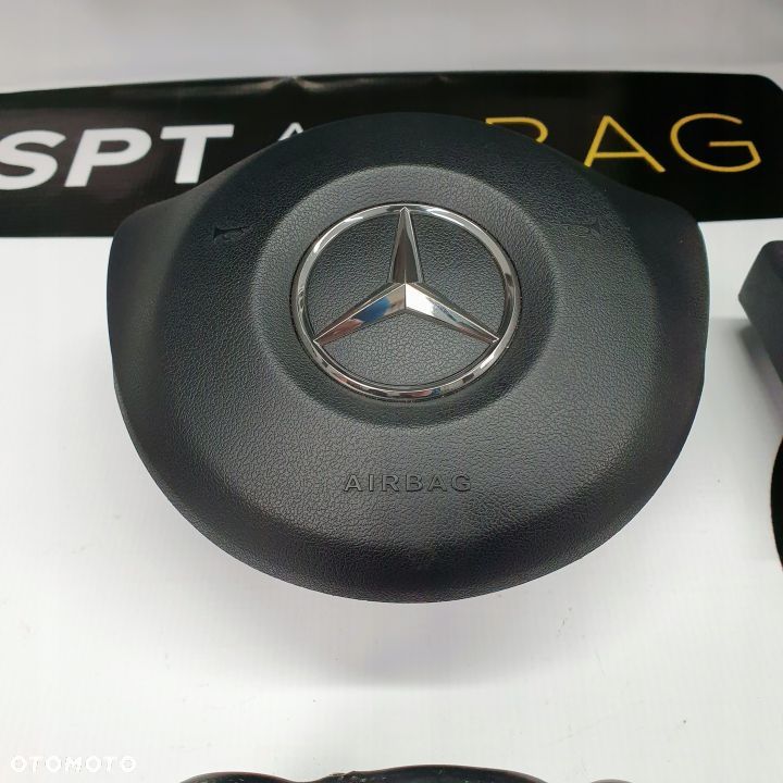 A-KLASA W176 LIFT DESKA ROZDZIELCZA KONSOLA KOKPIT PULPIT PODUSZKI AIRBAG AIR BAG PASY KIT SET - 4