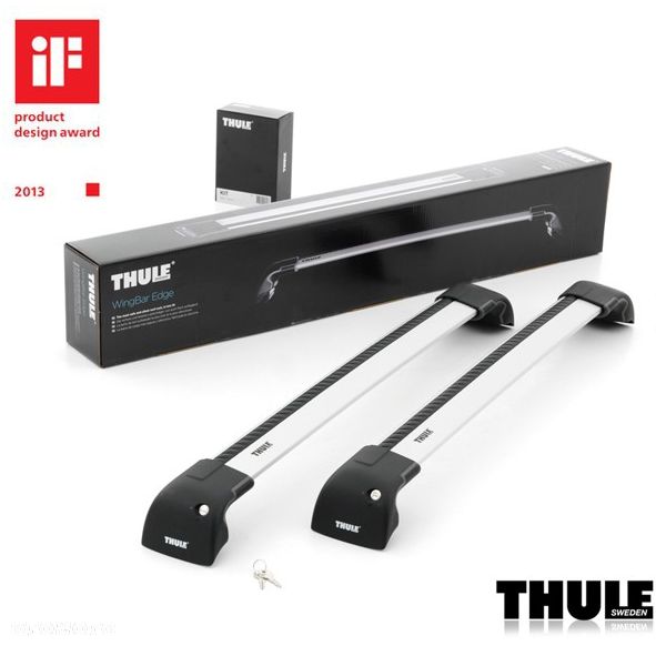 Audi A3 Sportback 2013 - Thule Wingbar Edge Alu NOWY