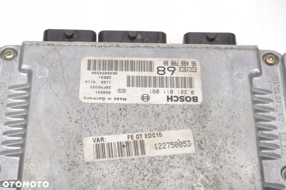 CITROEN C5 I 2.0 HDi STEROWNIK SILNIKA 9648870880 - 4