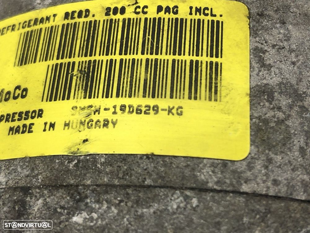 Compressor de ar condicionado FORD FOCUS II 1.6 TDCi REF. 3M5W19D629KG MOTOR G8D... - 5