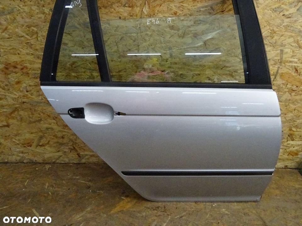 DRZWI PRAWY TYŁ PRAWE TYLNE BMW E46 kombi lak: titansilber metallic 354/7 - 3