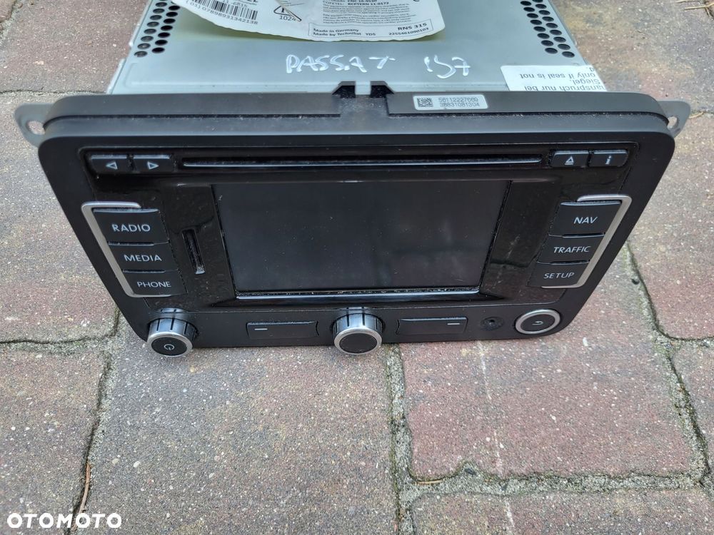 radio nawigacja vw passat b7 3c8035279m - 1