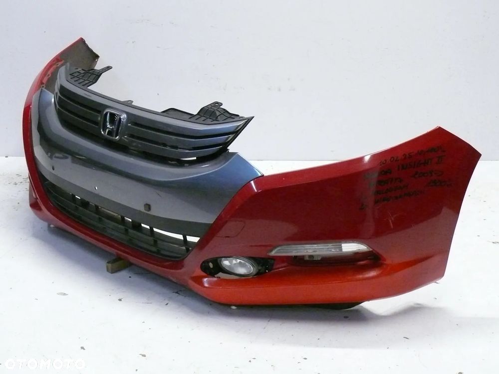 ZDERZAK PRZEDNI HONDA INSIGHT II 2009 GRILL HALOGENY - 2