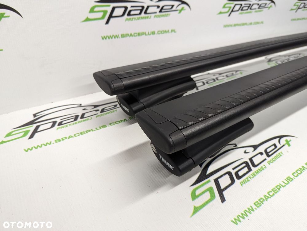 Bagażnik dachowy Thule: belki 969B + Stopy 775 Na otwarte relingi - 2