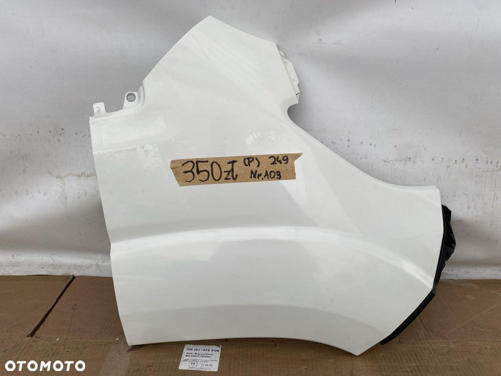 DUCATO BOXER JUMPER 14- BŁOTNIK PRZEDNI PRAWY BIAŁY 249 EWP - 1