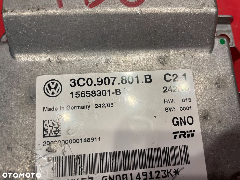 VW PASSAT B6  MODUŁ HAMULCA RĘCZNEGO 3C0907801B - 2