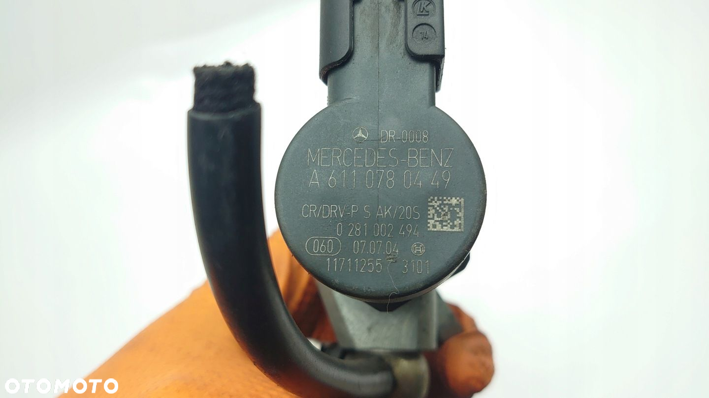 LISTWA WTRYSKOWA COMMON RAIL, ZAWÓR I CZUJNIK, MERCEDES 2.2 CDI 0445214038 - 4