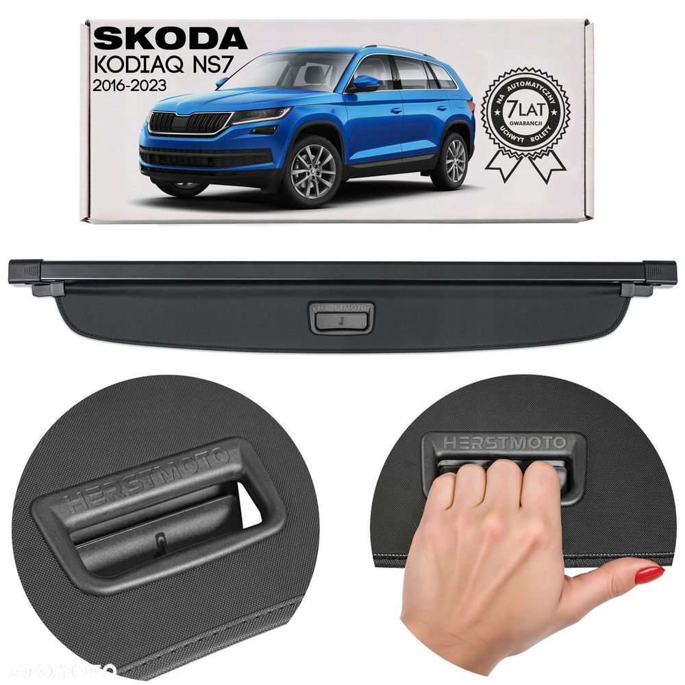 roleta bagażnika czarna 565867871b skoda kodiaq i ns7 2016-2023 - 1