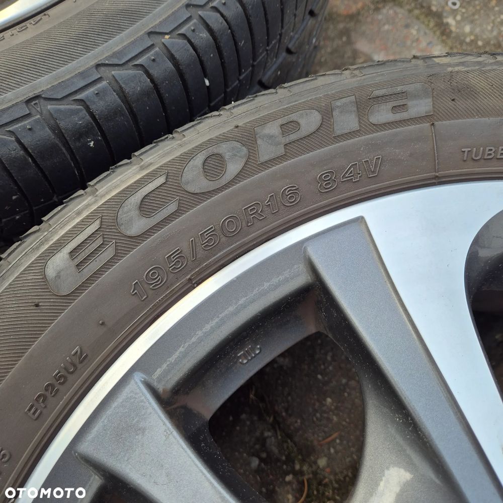 LATO KOŁA 195/50 R16 ORYGIN. TOYOTA YARIS COROLLA KIA RIO SWIFT MAZDA 2 I10 - 9