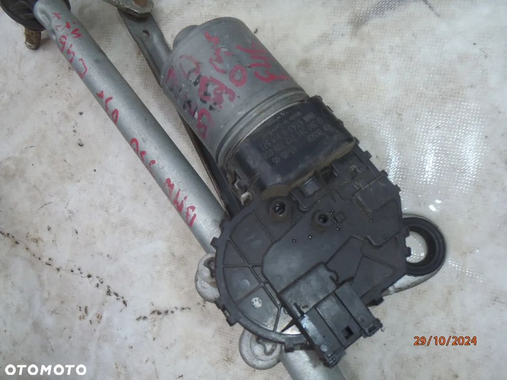 mechanizm ramiona cięgna cięgno trzpień frez wycieraczek silniczek  BMW 3 E90 E91 E92 E93 e46 e46 lift ORYGINAL JAK NOWY nie wypracowane - 8