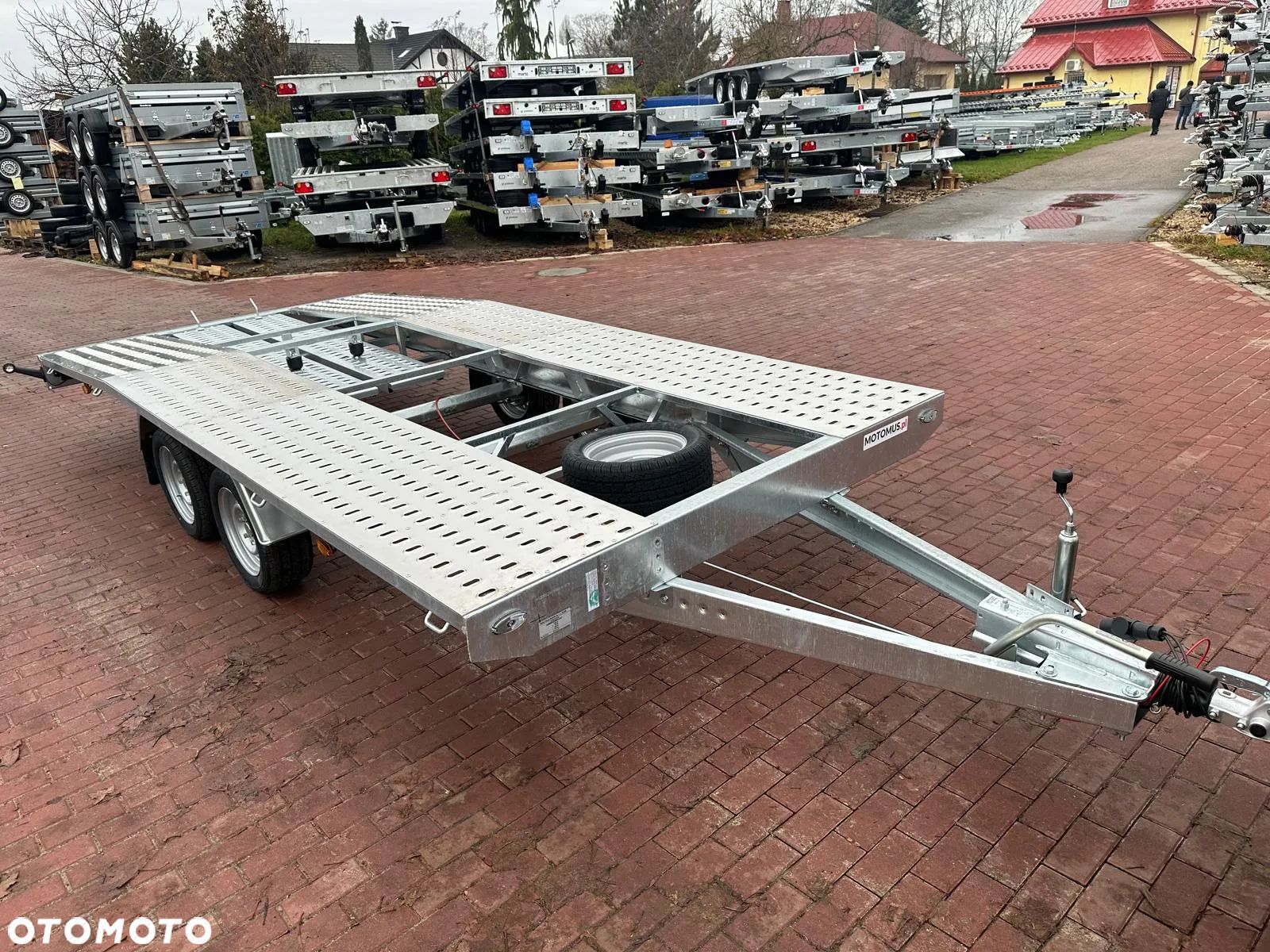Niewiadów Laweta Niewiadów Boro Jupiter 4,5x2,1m DMC 2700 kg raz łamana mocna spawana bez wypełnienia - 1