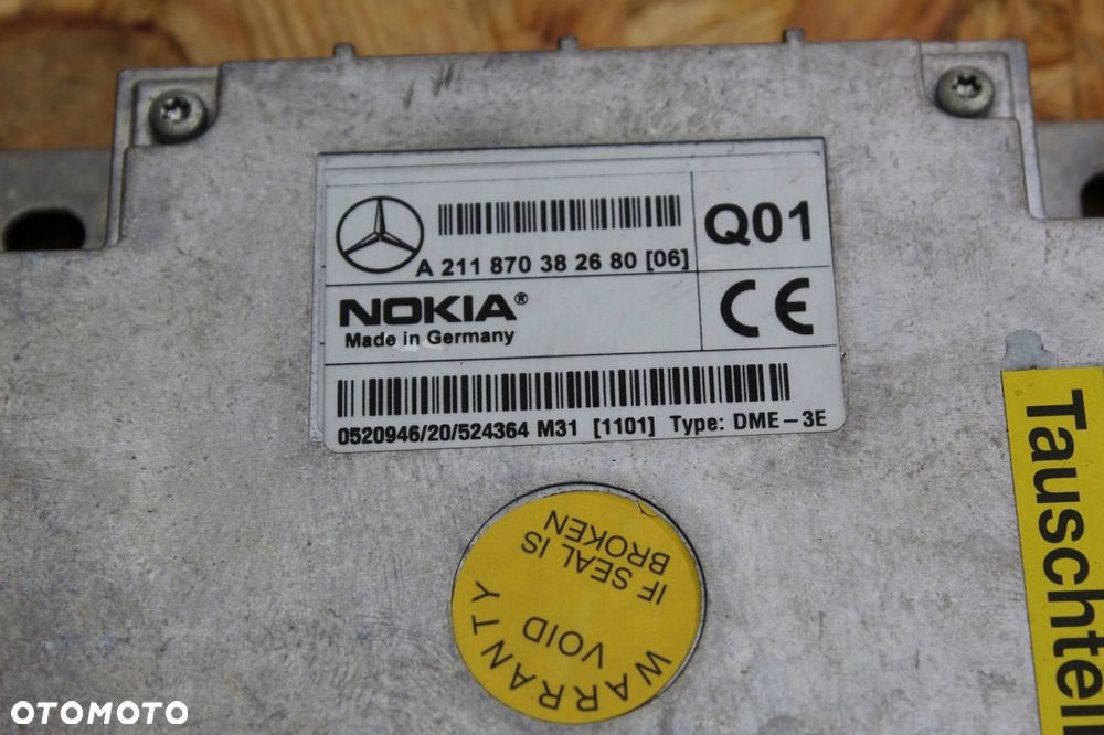 Moduł telefonu NOKIA mercedes w211 2118703826 - 2