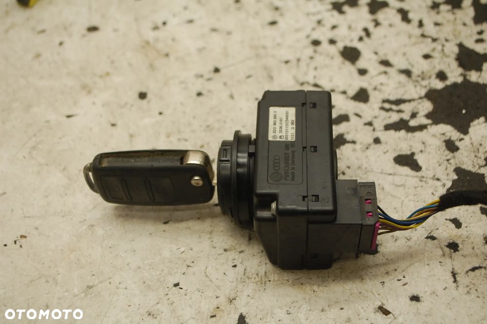 STACYJKA + KLUCZYK 3D0905865D VW TOUAREG I PORSCHE PHAETON 3D0905865E - 5