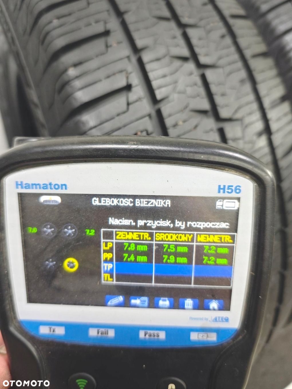 215/65r16C continental 2023r opony całoroczne 7mm 51320 - 7
