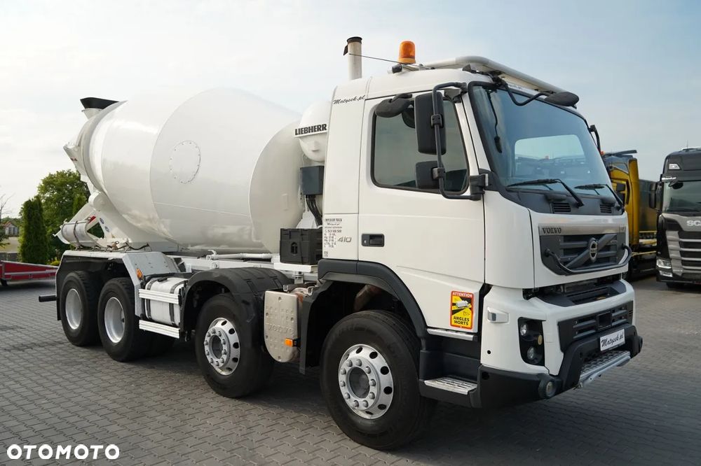 Volvo FMX 410 / 8x4 / GRUSZKA / BETONOMIESZARKA / LIEBHERR / 9 M3 / I-SHIFT/ ALUFELGI / EURO 5 - 3