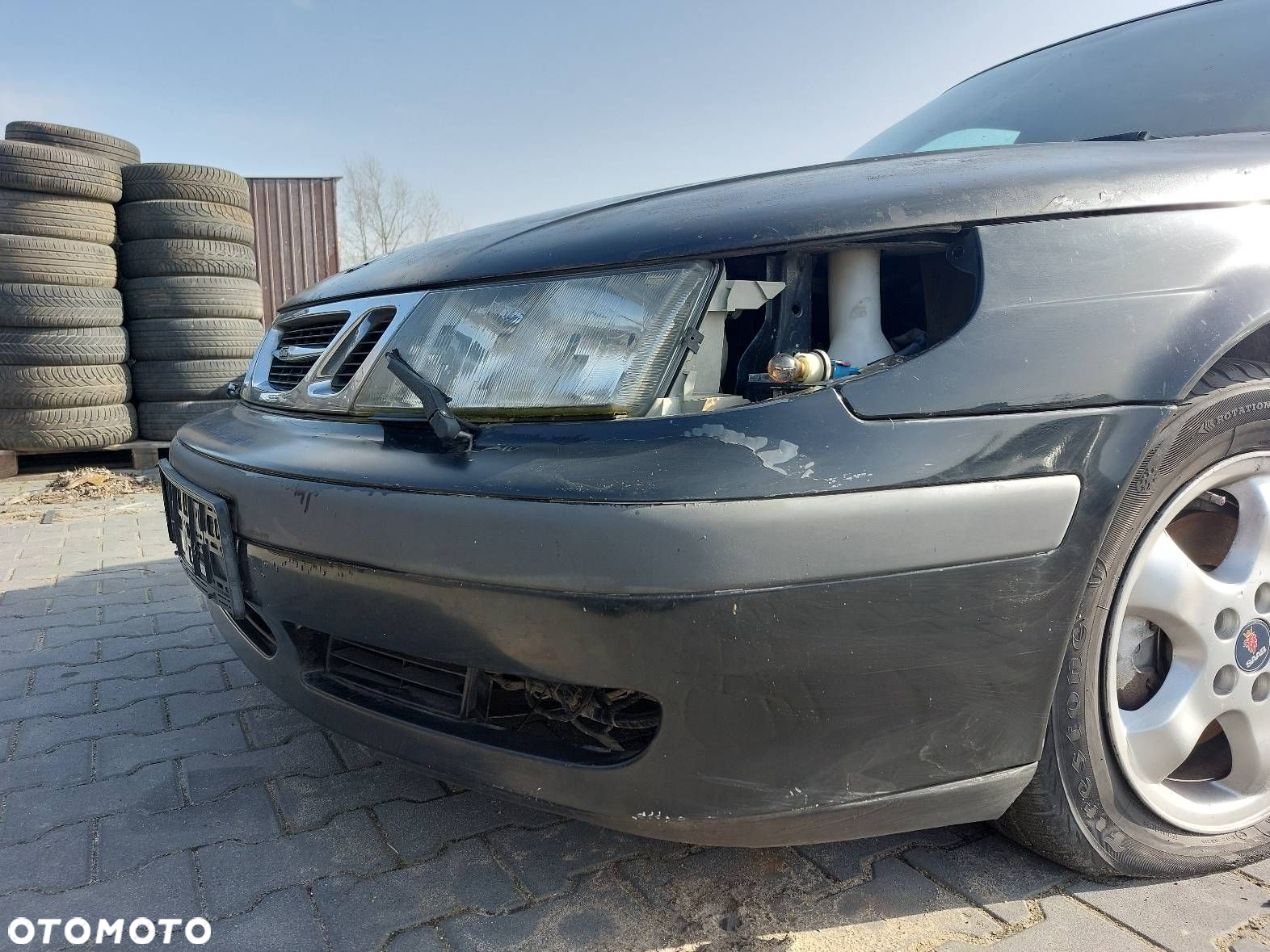 KOMPLETNY PRZÓD MASKA ZDERZAK LAMPA BŁOTNIK SAAB 9-5 I 170 - 5