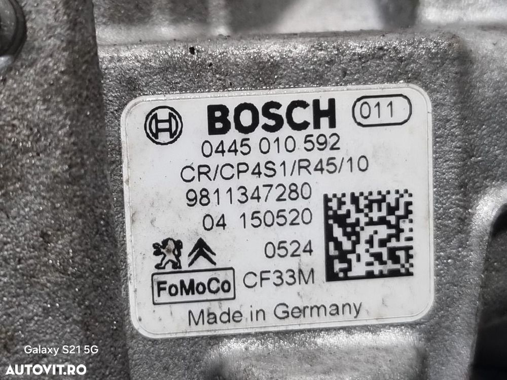 Pompa injectie / inalte Ford EcoSport II 1.5 TDCI 2013 - 2017 90CP UGJE Euro5 (1433) ... - 4