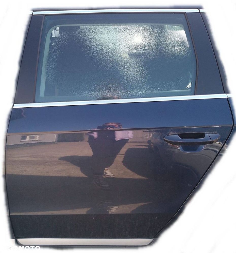 VW PASSAT B7 2012 4MOTION DRZWI LEWE TYLNE TYŁ KOMBI LH5X KOMPLETNE - 1