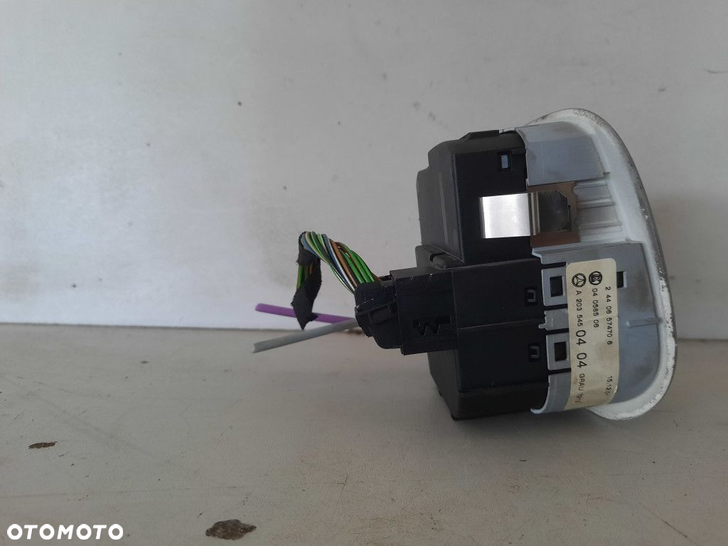 MERCEDES W203 00-04 C320 CDI WŁĄCZNIK PRZEŁĄCZNIK ŚWIATEŁ A2035450404 - 4