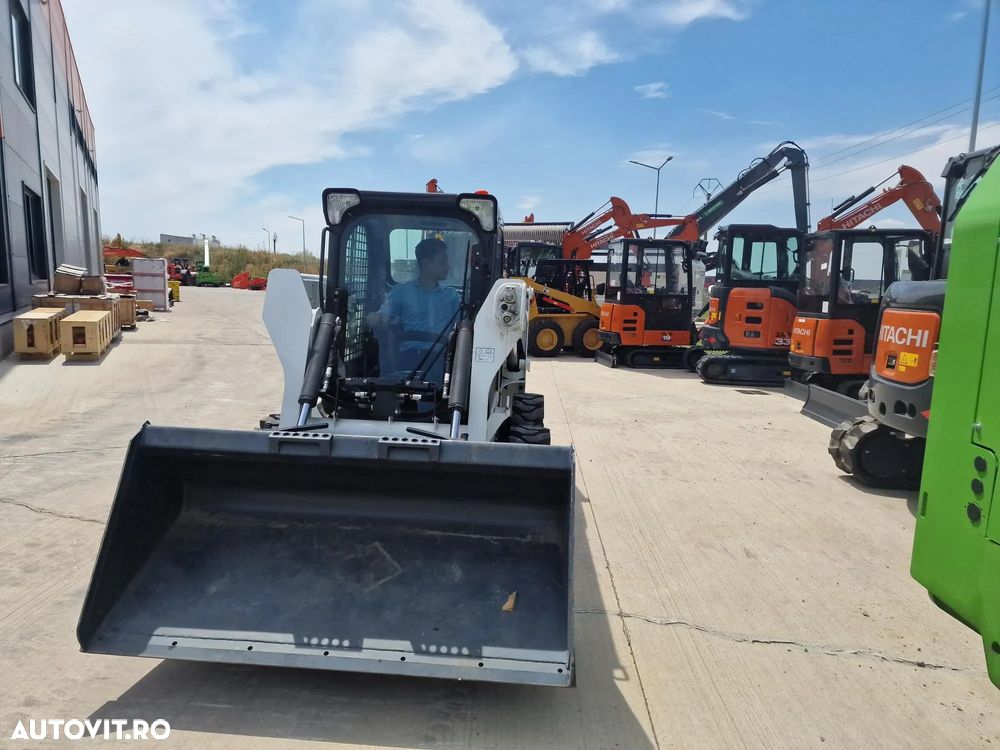 Bobcat S510, ANVELOPE PLINE, USA CABINA, AER CONDITIONAT, ridica 810kg, motor 55CP Kubota, Masa operatinalal 2,8t, L 3,4m x latime 1,75m x inaltime 1,95m, cupa 1mc, posibilitate leasing 41.900 EUR+Tva - 14