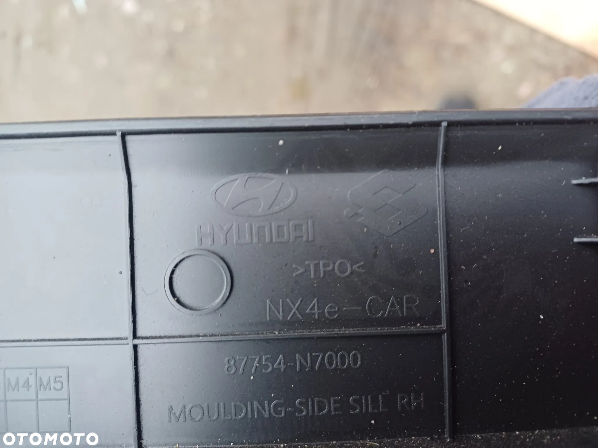 Listwa progowa prawa Hyundai Tucson IV  21-24r 87754-N7000 - 3