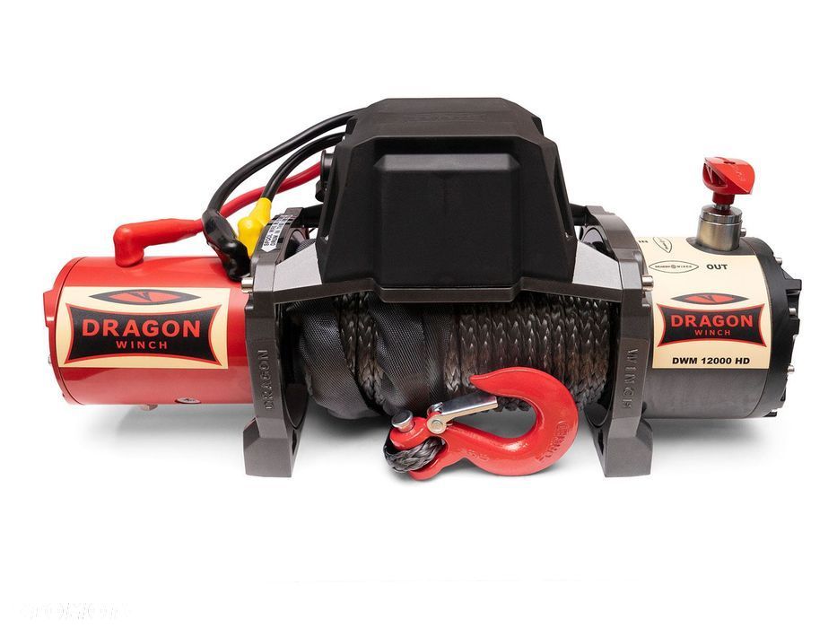 Wyciągarka Dragon Winch Maverick DWM 12000 HD lina syntetyczna 12V 24V - 2