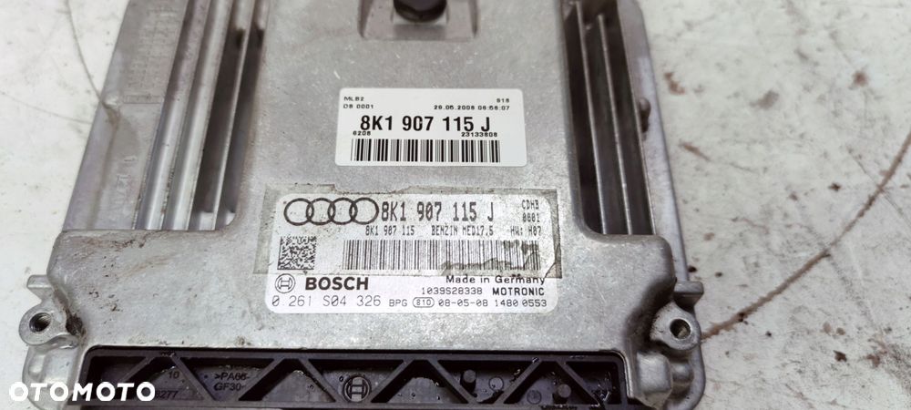 KOMPUTER STEROWNIK SILNIKA AUDI A4 B8 8K1907115J - 2