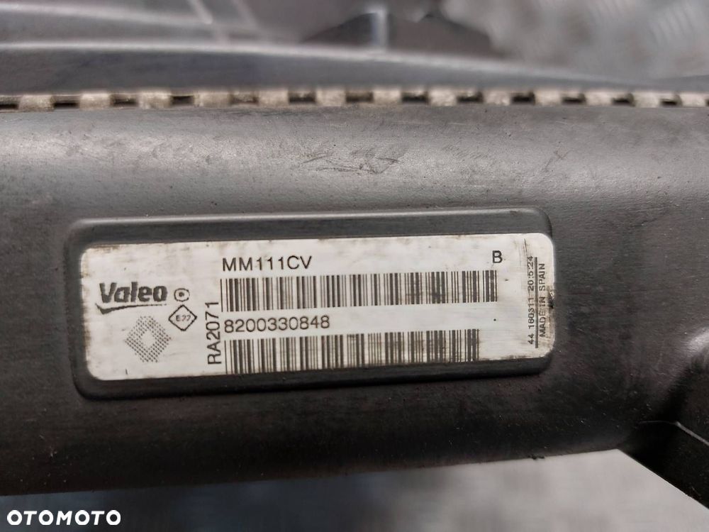 CHŁODNICA WODY + WENTYLATOR RENAULT KANGOO I FL 1.2 16V 8200330848 - 3