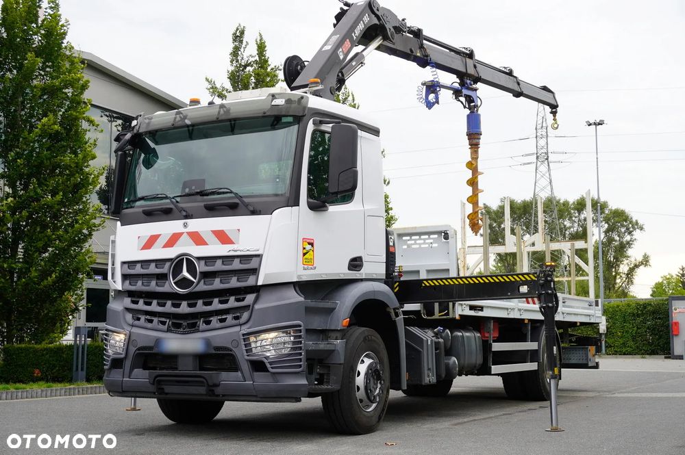Mercedes-Benz Arocs 1833 4×2 / 50 tys. km! / HDS HIAB X-HIPRO 192 ES-3 / Pilot / Wiertło / 3 szt._260270 - 4