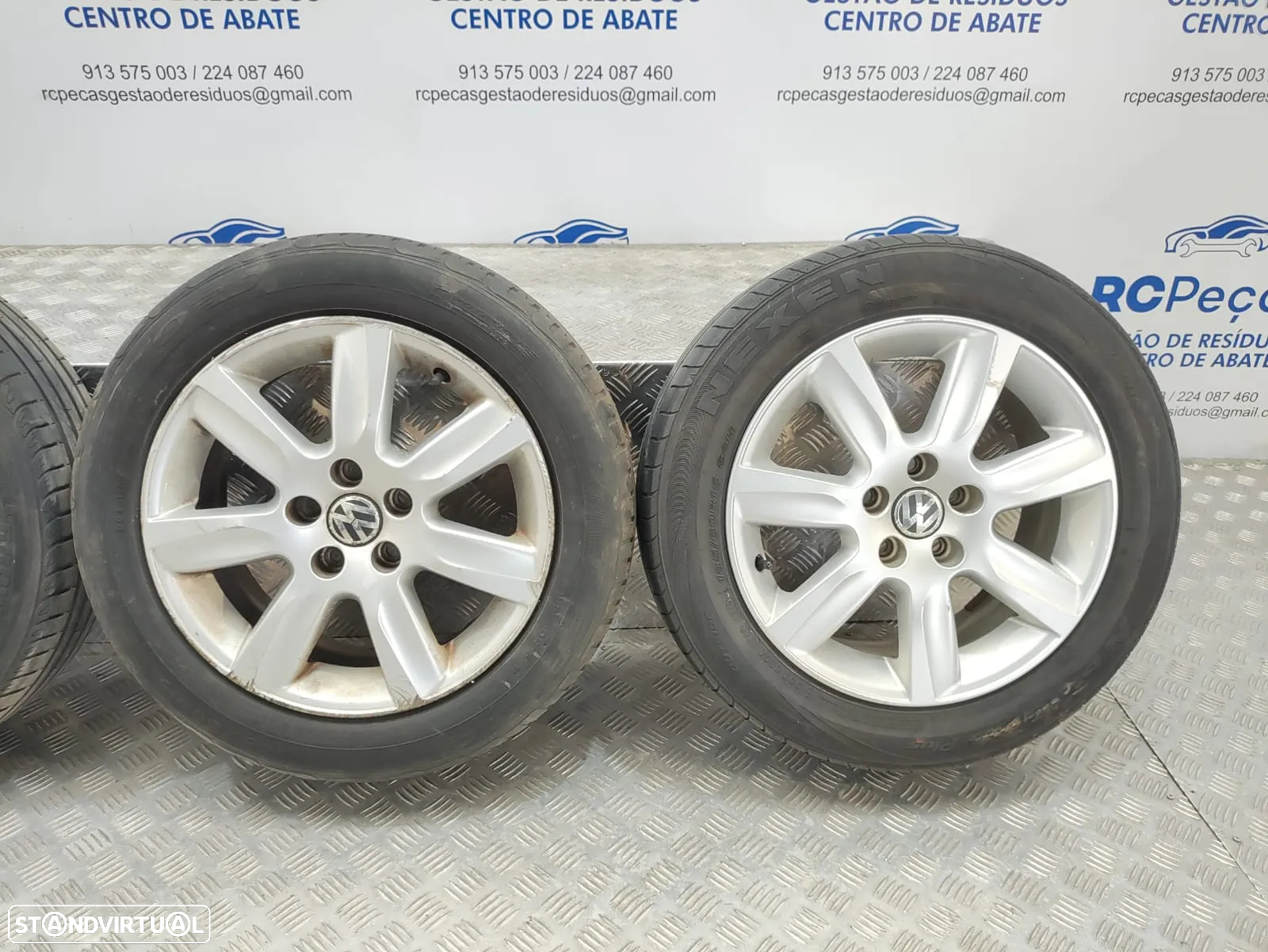 Conjunto Jantes 15 Borbet VW Volkswagen Polo 5 V 6R 6J ET40 5x100 - 5