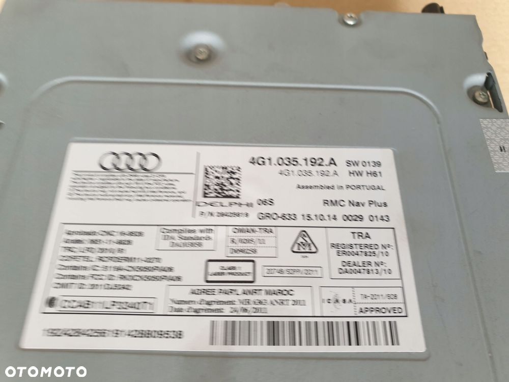 jednostka mmi audi a6 c7 4g1035192a - 3