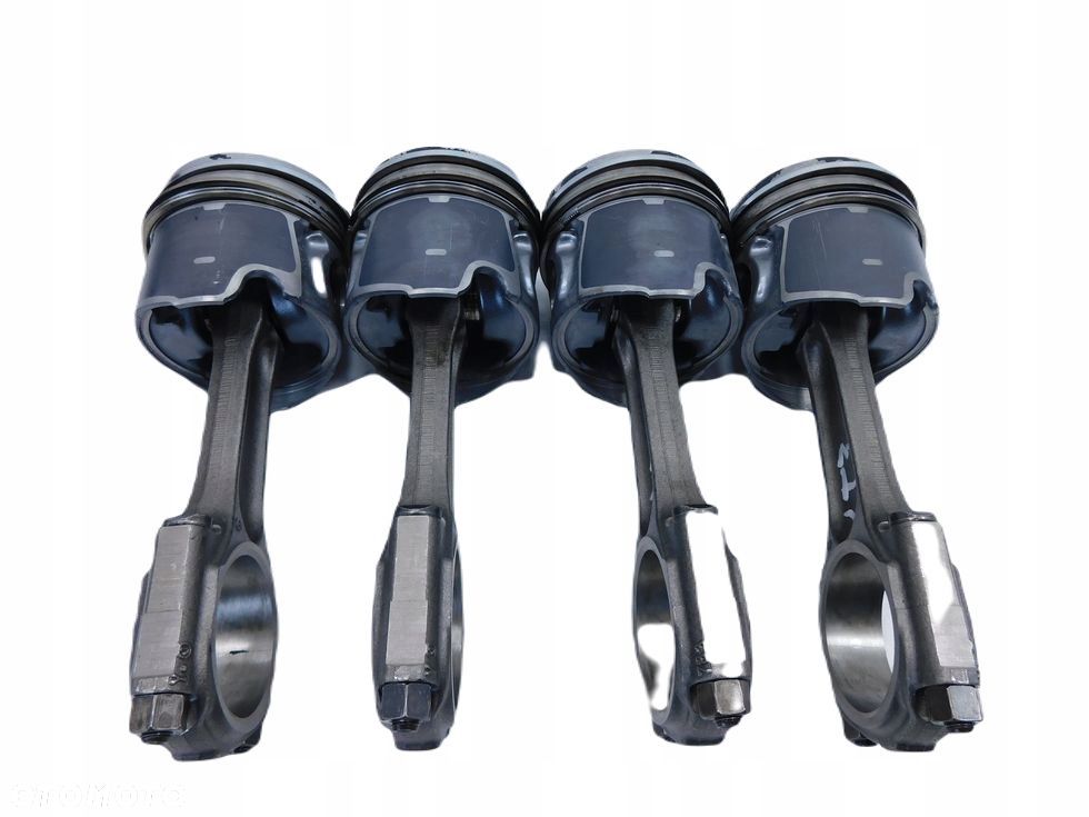 4X Tłok z korbowodem 2.0 TDCI HDI Volvo V50 S40 Ford Mondeo MK4 Kuga S-max - 5