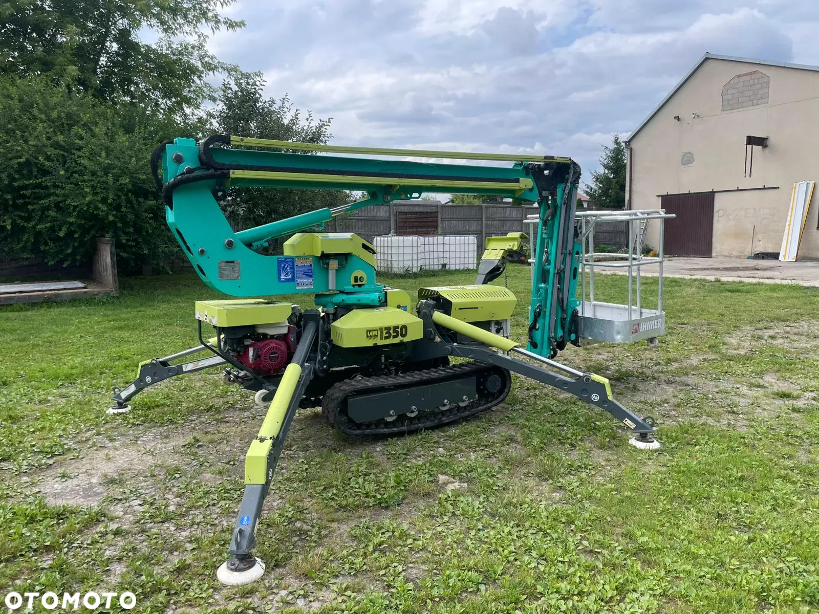 Inny IHIMER PODNOŚNIK KOSZOWY PAJĄK 13M 1360 KG Honda + 230V - 6