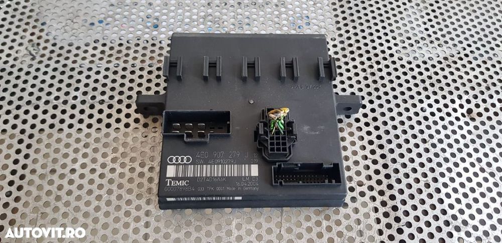 Calculator Modul Confort Audi A8 An 2004-2008 Cod 4E0907279J - 3