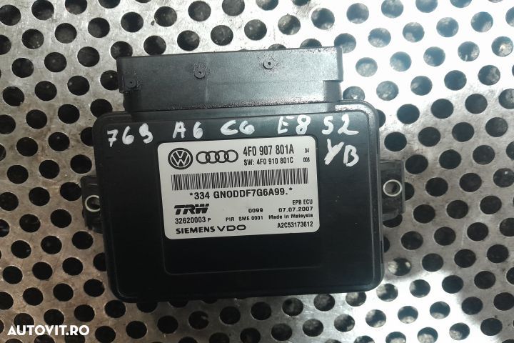 CALCULATOR FRANA DE MANA 4F0907801A 4F0907801A Audi A6 4F/C6 [2004 - - 1