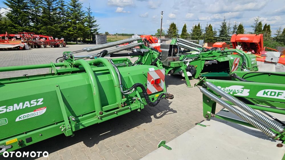 SaMasz KDD 861 S+T Kosiarka Dyskowa Motyl z taśmami  w Zestawie z Czołową kosiarką KDF 340 S - 3