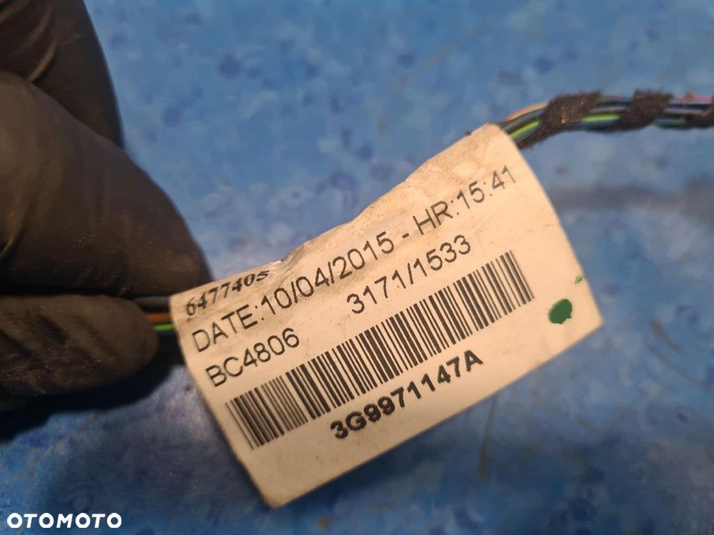 VOLKSWAGEN PASSAT B8 KOMBI INSTALACJA WIĄZKA BAGAŻNIKA 3G9971147A CUAA - 3